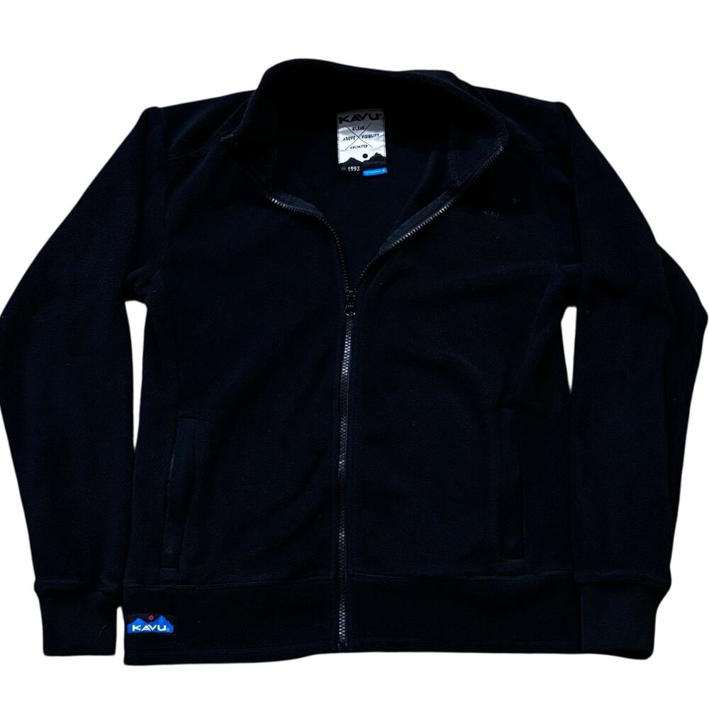 Kavu Fleece Full Zip Jacket Women's Size Small Zippered Pockets Gorpcore